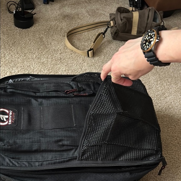 Black Camera Backpack - Picture 9 of 12